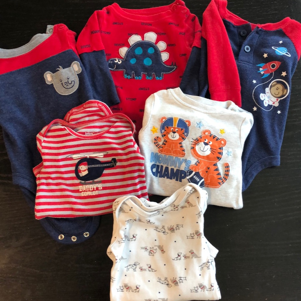 Baby boys long sleeve lot!